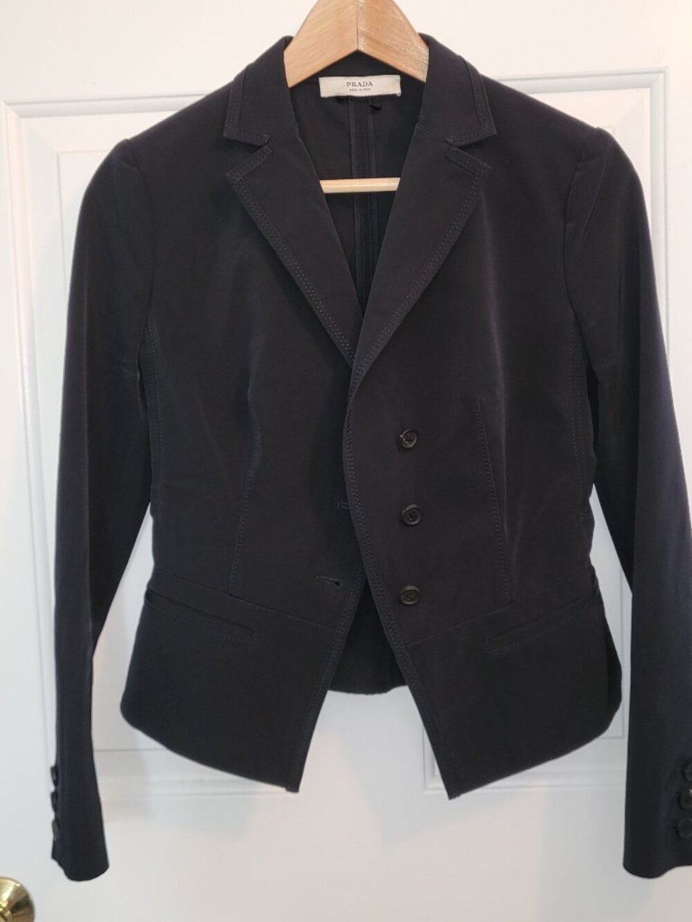 PRADA Black Blazer - size 38